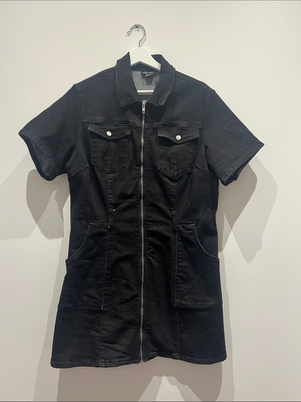 City Chic Denim Mini Dress size 14